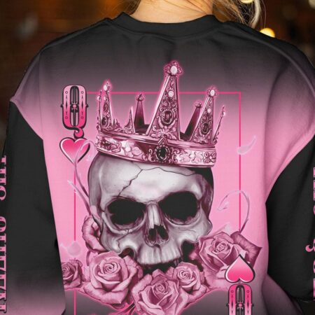 KING QUEEN COUPLE SKULL ALL OVER PRINT - TLTY2812221