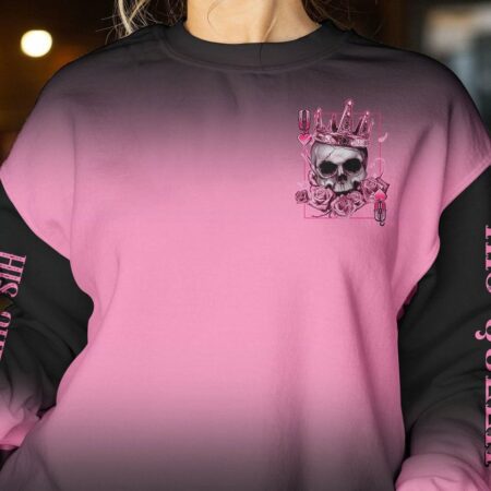 KING QUEEN COUPLE SKULL ALL OVER PRINT - TLTY2812221