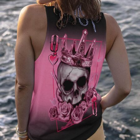 KING QUEEN COUPLE SKULL ALL OVER PRINT - TLTY2812221