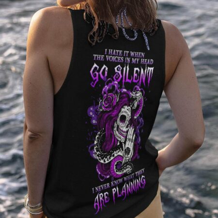 I HATE IT WHEN THE VOICES IN MY HEAD GO SILENT ALL OVER PRINT - YHHG2912222