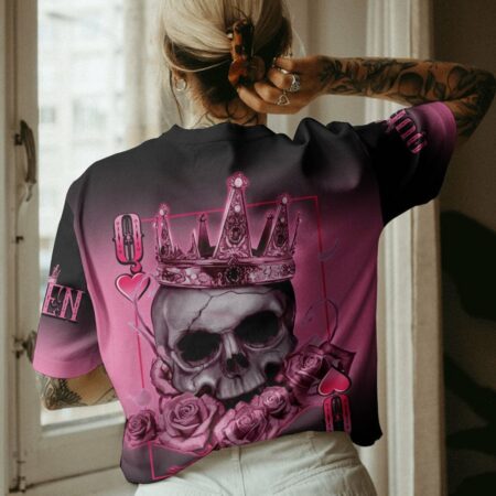 KING QUEEN COUPLE SKULL ALL OVER PRINT - TLTY2812221