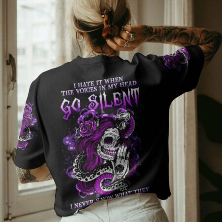 I HATE IT WHEN THE VOICES IN MY HEAD GO SILENT ALL OVER PRINT - YHHG2912222
