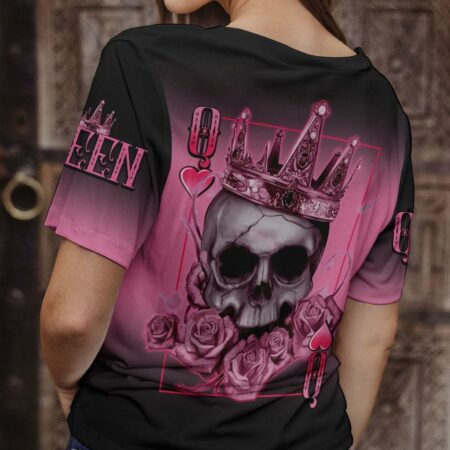 KING QUEEN COUPLE SKULL ALL OVER PRINT - TLTY2812221