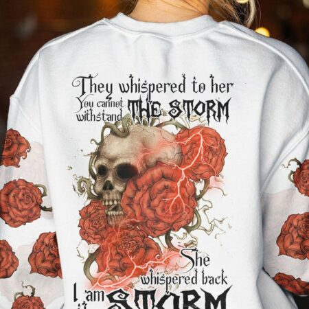 I AM THE STORM ROSE SKULL ALL OVER PRINT - TLTR0811223