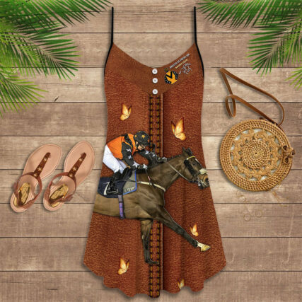 Horse Racing Club Leather Style - Summer Dress - Owl Ohh - Owl Ohh