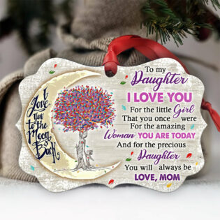 Family To My Daughter You Are Today - Horizontal Ornament - Owl Ohh - Owl Ohh