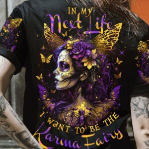 KARMA FAIRY SUGAR SKULL GIRL ALL OVER PRINT - TLNO0304234