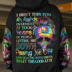 I DIDN'T TURN INTO AN A OVERNIGHT ALL OVER PRINT - YHHG2303231