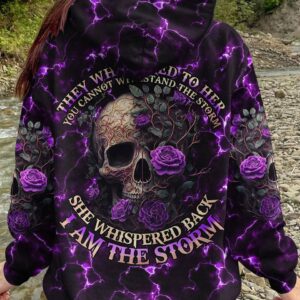 I AM THE STORM ROSE SKULL ALL OVER PRINT - TLNO2703234