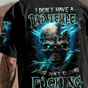 I DON'T HAVE A BAD TEMPER THUNDER SKULL ALL OVER PRINT - TLTW0404235