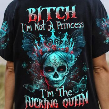 I'M THE F QUEEN SUGAR SKULL ALL OVER PRINT - TLTW3003234