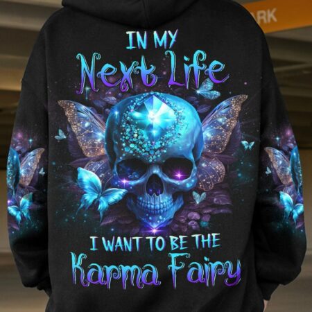 KARMA FAIRY SKULL BUTTERFLY ALL OVER PRINT - YHDU2803234