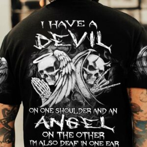 I HAVE A DEVIL ON ONE SHOULDER ALL OVER PRINT - YHHN2303234