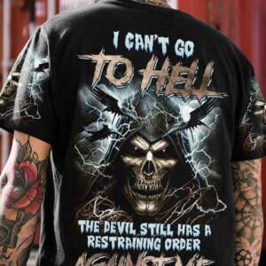 I CAN'T GO TO HELL REAPER BAT ALL OVER PRINT - TLNZ2903233