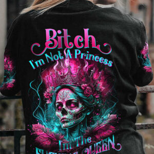 I'M THE F QUEEN SUGAR SKULL ALL OVER PRINT - TLTW0604231