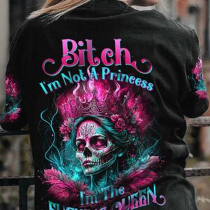 I'M THE F QUEEN SUGAR SKULL ALL OVER PRINT - TLTW0604231