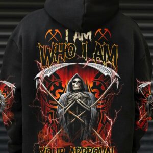I AM WHO I AM SKULL ALL OVER PRINT - YHNT2303233