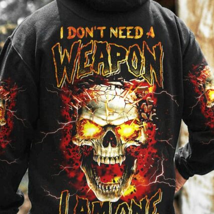 I DON'T NEED A WEAPON I AM ONE ALL OVER PRINT - YHNT0304232