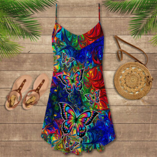 Colorful Butterfly Lover - Summer Dress - Owl Ohh-Owl Ohh