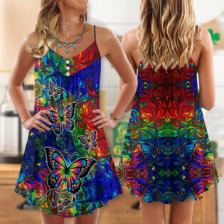 Colorful Butterfly Lover - Summer Dress - Owl Ohh-Owl Ohh
