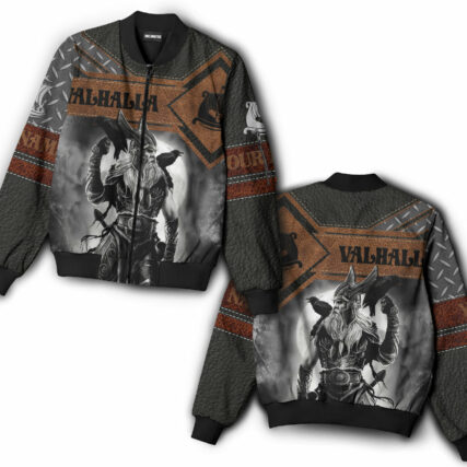 Viking Warrior And Odin Valhalla Limited Custom - Hoodie - Owls Matrix - BOMJ01NGA080421