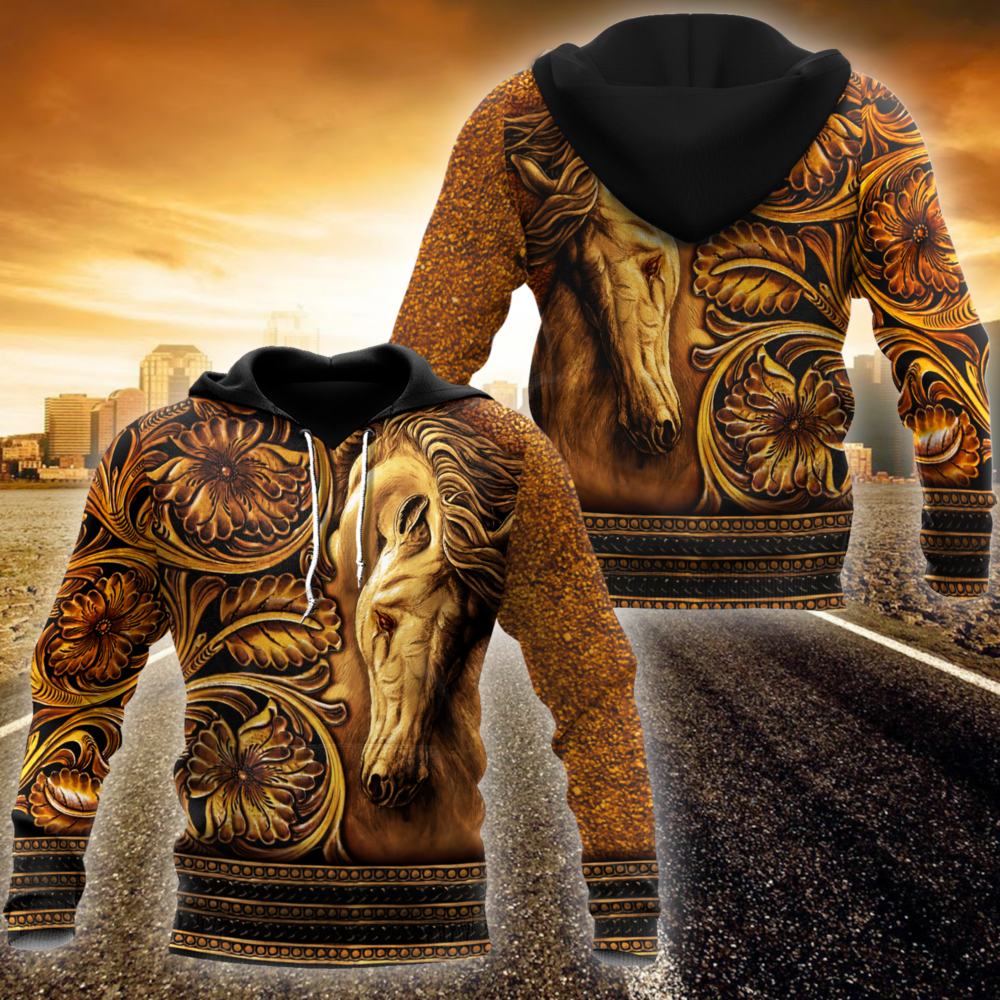 Horse Wood Classic Vintage - Hoodie - Owl Ohh - Owl Ohh