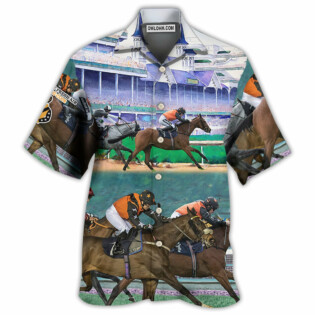 Horse Racing So Cool - Hawaiian Shirt - Owl Ohh - Owl Ohh
