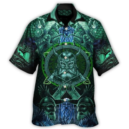 Viking See You In Valhalla - Hawaiian Shirt - Owl Ohh - Owl Ohh