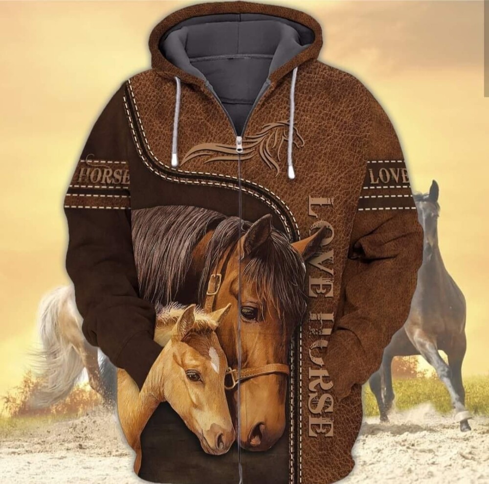 Horses make me happy - Hoodie