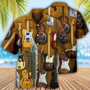 Guitar Vintage Basic Style - Hawaiian Shirt - Owl Ohh - Owl Ohh