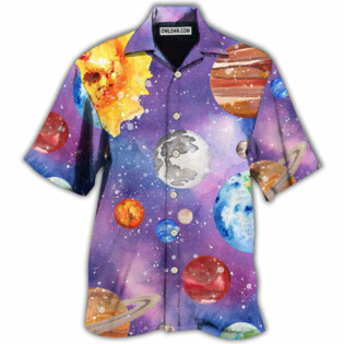 Planet Solar System - Hawaiian Shirt - Owl Ohh - Owl Ohh