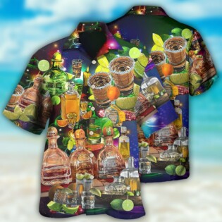 Wine When Life Gives You A Lemon Merry Christmas - Hawaiian Shirt - Owl Ohh - Owl Ohh