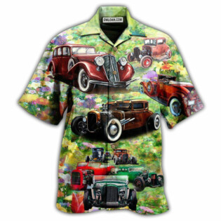 Hot Rod Car Life Is Too Short To Drive Boring Cars - Hawaiian Shirt - Owl Ohh - Owl Ohh