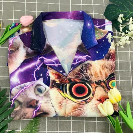 Cat The Battle Flying Cat - Hawaiian Shirt - Owl Ohh - Owl Ohh