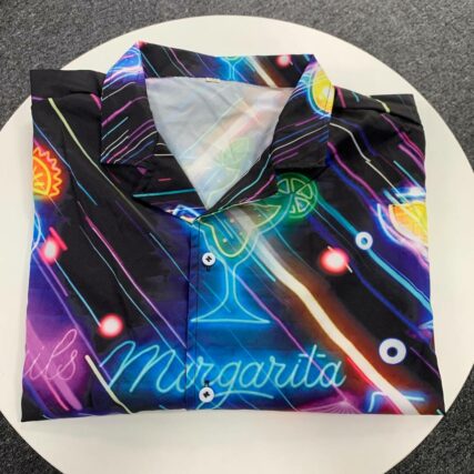 Cocktail Happy Hour Neon Style Amazing - Hawaiian Shirt - Owl Ohh - Owl Ohh