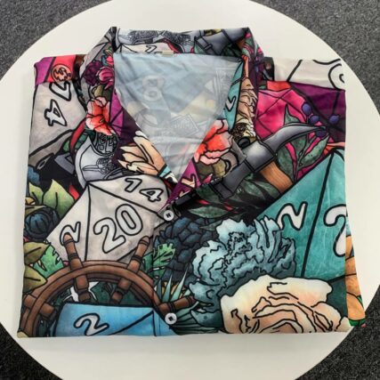D20 Loves Flowers - Hawaiian Shirt - Owl Ohh - Owl Ohh