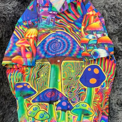 Hippie Mushroom Stunning Magic Style - Hawaiian Shirt - Owl Ohh - Owl Ohh