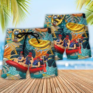 Water Rafting Custom Lover Tropical - Beach Short - Owl Ohh-Owl Ohh
