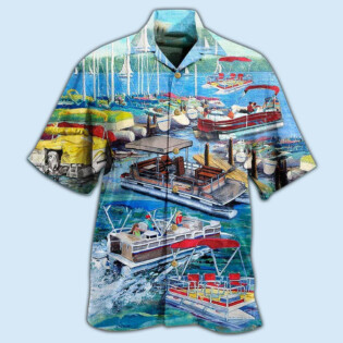 Pontoon Captain Life Style - Hawaiian Shirt - Owl Ohh - Owl Ohh