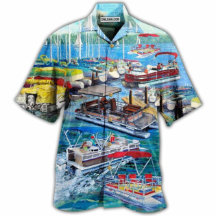 Pontoon Captain Life Style - Hawaiian Shirt - Owl Ohh - Owl Ohh