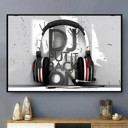 Music DJ Put It Back On - Horizontal Poster - Owl Ohh - Owl Ohh
