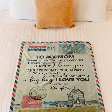 Letter To My Mom Letter I Love You - Flannel Blanket - Owl Ohh - Owl Ohh