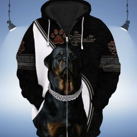 Dog Rottweiler Lover Forever - Hoodie - Owl Ohh - Owl Ohh
