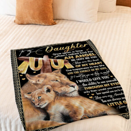 Lion You Are My Sunshine Best Gift For Daughter - Flannel Blanket - Owl Ohh - Owl Ohh