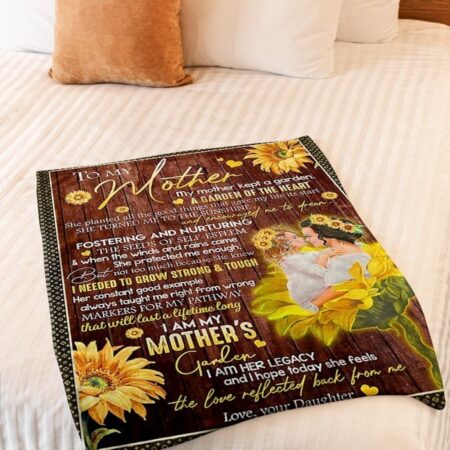 Sunflower To My Loving Mother A Garden Of The Heart - Flannel Blanket - Owl Ohh - Owl Ohh