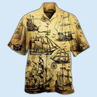 Sailing I Plan To Go Sailing Vintage Sail - Hawaiian Shirt - Owl Ohh - Owl Ohh