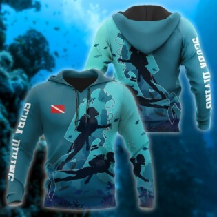 Diving Scuba Diving Is My Life I Love Ocean - Hoodie - Owl Ohh - Owl Ohh