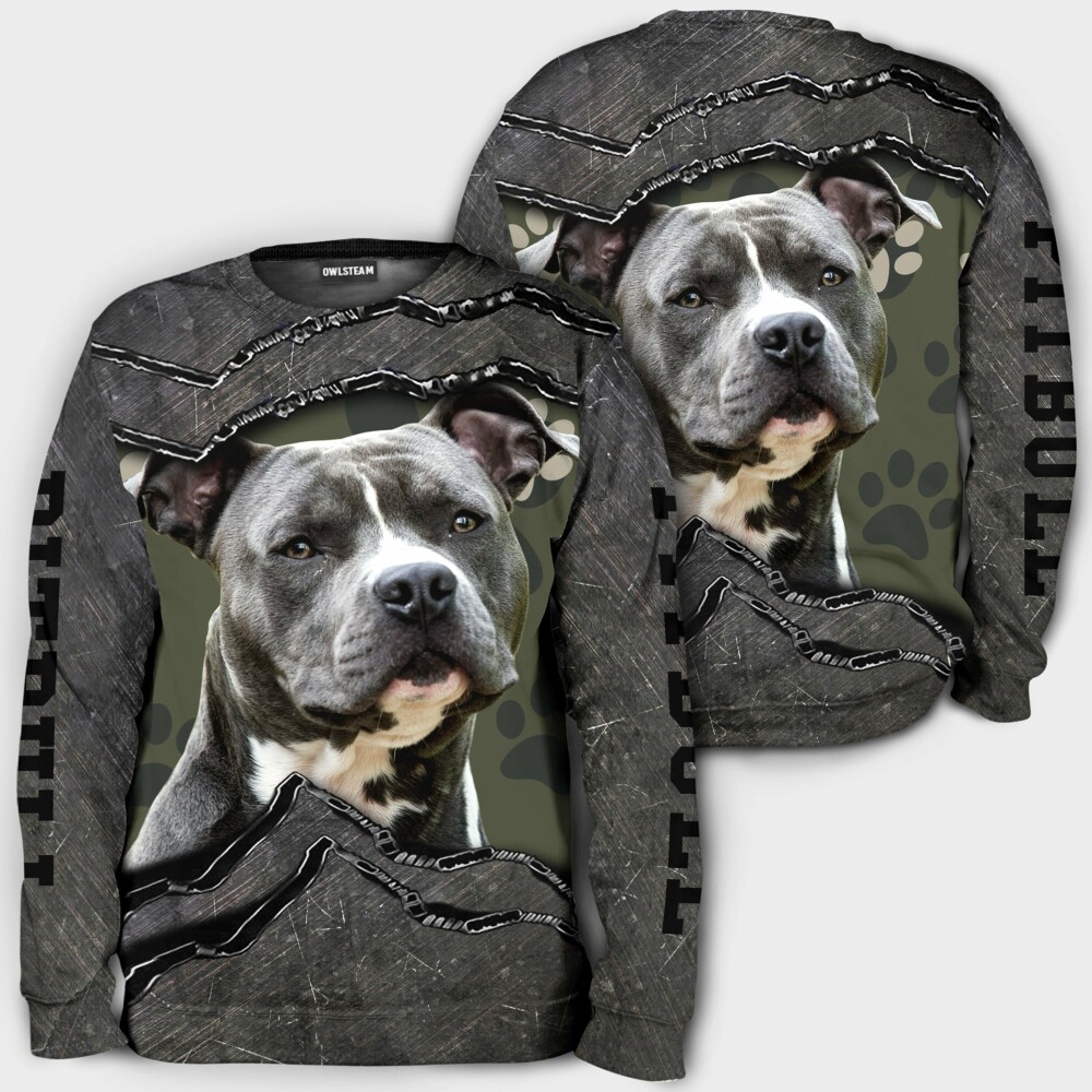 Dog pitbull my friend - Hoodie - HOOD09NGA180921