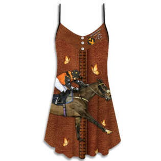 Horse Racing Club Leather Style - Summer Dress - Owl Ohh - Owl Ohh