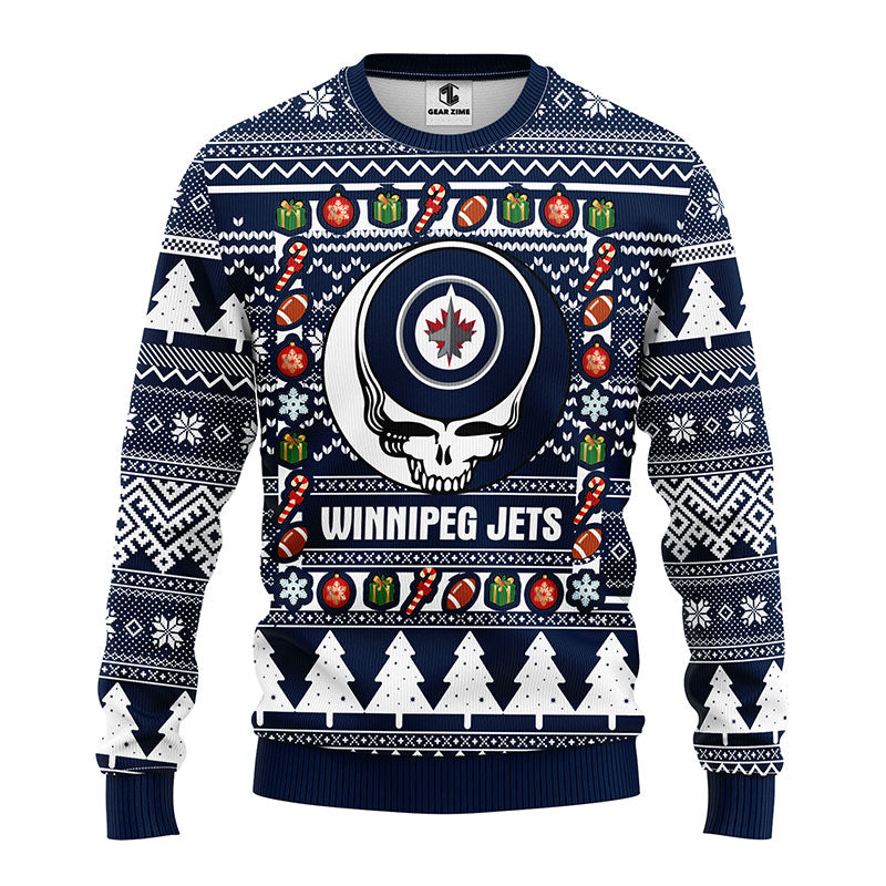 ugly christmas sweater jets